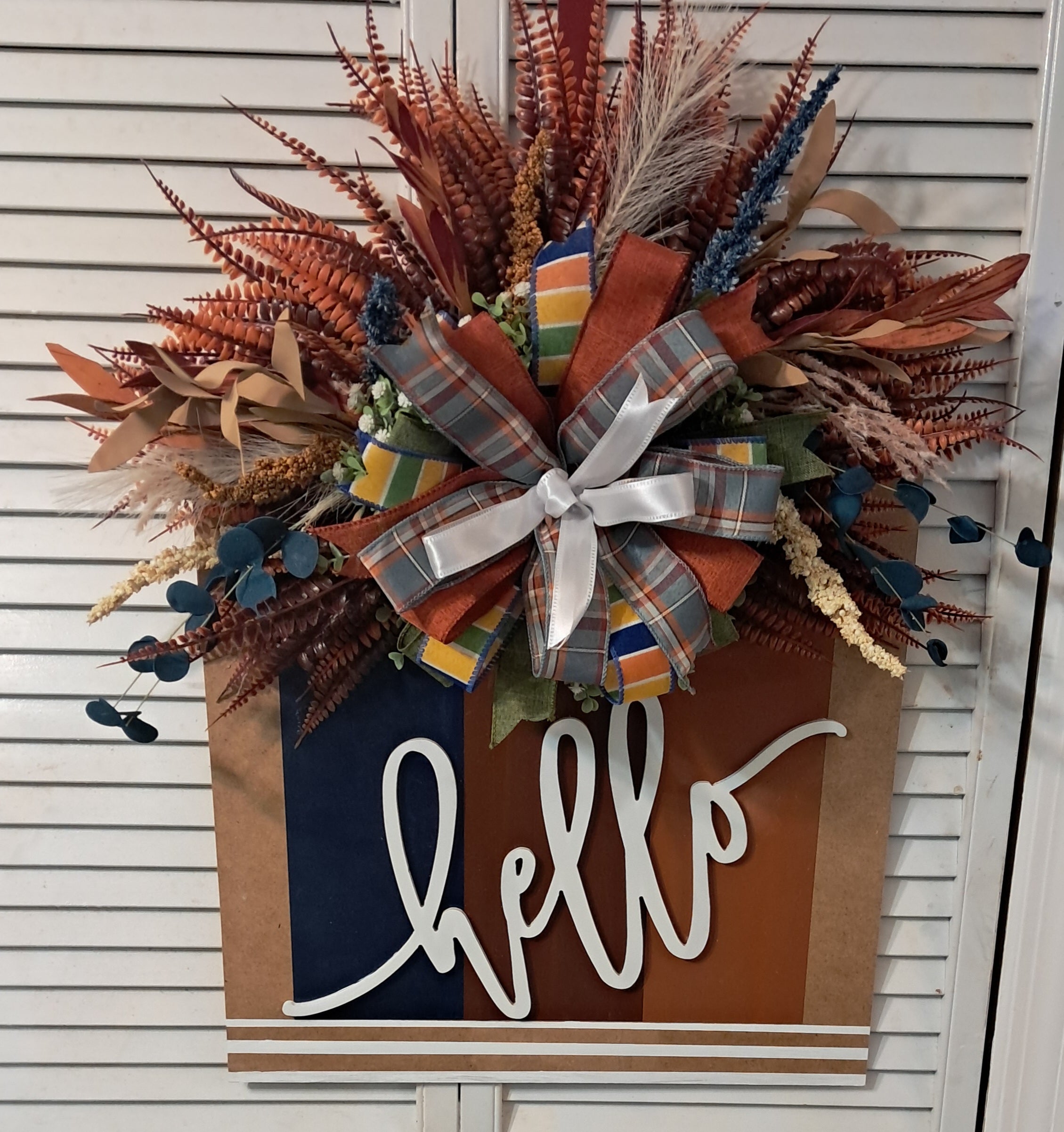 Square Hello Wreath