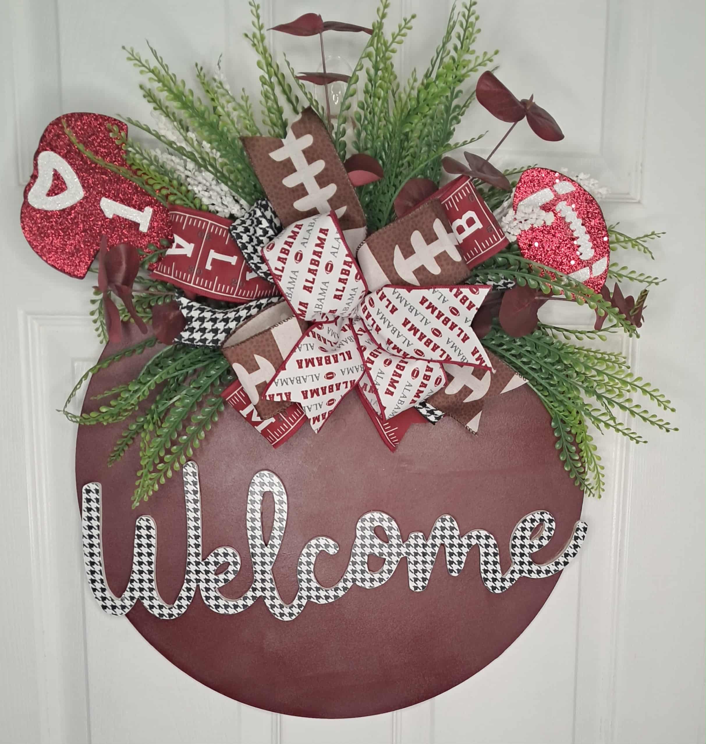 Crimson Tide Welcome Wreath